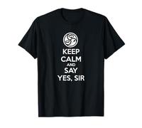 "Keep Calm and Say Yes, Sir" BDSM Kink T-Shirt T-Shirt
