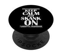 Keep Calm And Skank On Ska PopSockets Adhesive PopGrip