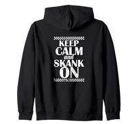 Keep Calm And Skank On Ska Zip Hoodie