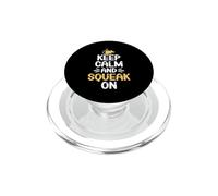 Keep Calm and Squeak On Mouse PopSockets PopGrip for MagSafe