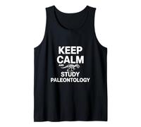 Keep Calm and Study Paleontology Archaeology Nerd Tank Top