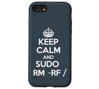 Keep Calm and Sudo Stuff for Progammer Tech Sysadmin Linux Case for iPhone SE (2020) / 7/8