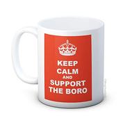 Keep Calm and Support The Boro - Middlesbrough FC Football Club - Ceramic Coffee Mug