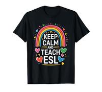 Keep Calm and Teach ESL, ESOL English Language Art Teaching T-Shirt