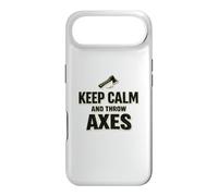 Keep Calm and Throw Axes Lumberjack Axe Throwing Dad Shirt Case for iPhone Air