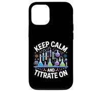 Keep Calm And Titrate On Chemistry Lab Science Case for iPhone 12/12 Pro