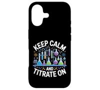 Keep Calm And Titrate On Chemistry Lab Science Case for iPhone 17