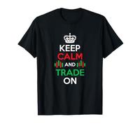Keep Calm and Trade On Stock Trader Exchange Stocks Forex T-Shirt