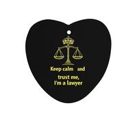 Keep Calm And Trust Me I Am A Lawyer 1Pcs Car Air Freshener Automotive Aromatherapy Tablets Hanging Scented Cards for Room Bathroom Love form