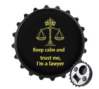 Keep Calm and Trust Me I Am A Lawyer Bottle Opener Refrigerator Magnetic Portable Decorative Gifts Stick Photos Notifications Or Reminders