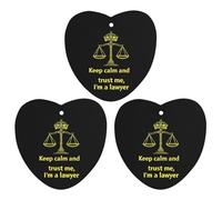 Keep Calm And Trust Me I Am A Lawyer Car Air Freshener 3-pack Aromatherapy Tablets Hanging Scented Cards for Rooms Bathrooms Wardrobe Love form