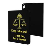 Keep Calm And Trust Me I Am A Lawyer Compatible with iPad Protective Case iPad 10代 (10.9in)