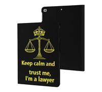 Keep Calm And Trust Me I Am A Lawyer Compatible with iPad Protective Case ipad 2017/2018/Air1/Air2 (9.7in)