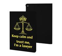 Keep Calm And Trust Me I Am A Lawyer Compatible with iPad Protective Case ipad 2019/2020/2021(10.2in)