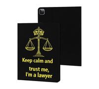 Keep Calm And Trust Me I Am A Lawyer Compatible with iPad Protective Case iPad Pro 2020/2021/2022 (12.9in)