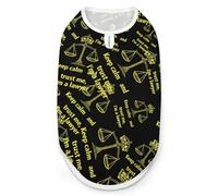 Keep Calm And Trust Me I Am A Lawyer Fashion Dog Shirts Printing Pet Clothes Sleeveless Pets Vest for Dogs Puppy Cats 2XL