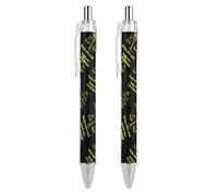 Keep Calm And Trust Me I Am A Lawyer Fashion Retractable Ballpointpen 0.5 Fine Writing Pens Black Ink Click Pen Office Supplies 2 PCS