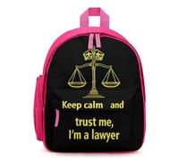 Keep Calm And Trust Me I Am A Lawyer Small Travel Backpack for Laptop Casual Daypack Lightweight Bag for Camping Work