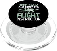 Keep Calm and trust the Flight Instructor PopSockets PopGrip for MagSafe