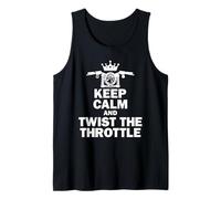 Keep Calm and Twist The Throttle Motorcycle Rider Tank Top