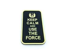 Keep Calm And Use The Force Glow In The Dark Cosplay PVC Airsoft Patch