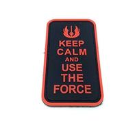 Keep Calm And Use The Force Red Cosplay PVC Airsoft Patch