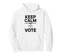 Keep Calm and Vote Inspirational Election Day Design Pullover Hoodie
