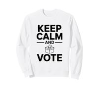 Keep Calm and Vote Inspirational Election Day Design Sweatshirt