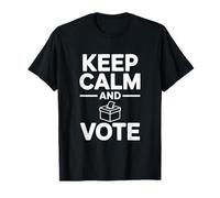 Keep Calm and Vote Inspirational Election Day Design T-Shirt