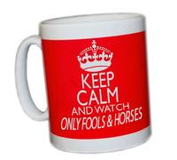 Keep Calm and Watch ONLY Fools and Horses (RED) Mug