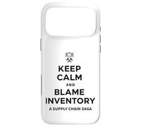 Keep Calm & Blame Inventory For Store Warehouse Employees Case for iPhone 17 Pro Max