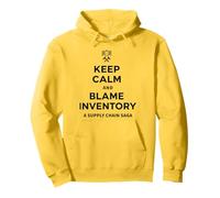 Keep Calm & Blame Inventory For Store Warehouse Employees Pullover Hoodie