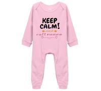 Keep Calm & Call Nanna Funny Cute Infant Creeper, One-Piece Baby Bodysuit Jumpsuit Newborn Clothes 3-6 Months Pink