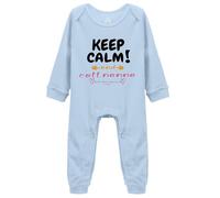 Keep Calm & Call Nanna Funny Cute Infant Creeper, One-Piece Baby Bodysuit Jumpsuit Newborn Clothes 3-6 Months Blue