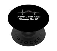 Keep Calm- Car Guy Racer Auto Mechanic Racer PopSockets Adhesive PopGrip