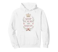 Keep Calm Dab On Funny Dance Floral Meme Pullover Hoodie