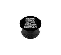 Keep Calm Data Analyst Cleaning Data Funny Typography Design PopSockets Adhesive PopGrip