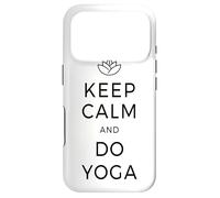 Keep Calm & Do Yoga Om Meditation Zen Mindfulness Mantra Case for iPhone 17 Pro