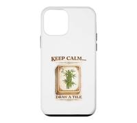 Keep Calm Draw A Tile Funny Mahjong Graphic Case for iPhone 12 mini
