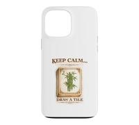 Keep Calm Draw A Tile Funny Mahjong Graphic Case for iPhone 13 Pro Max