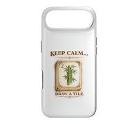 Keep Calm Draw A Tile Funny Mahjong Graphic Case for iPhone Air