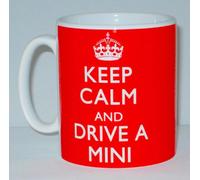 Keep Calm & Drive A Mini Ceramic Mug Funny Car Lover Gift