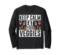Keep Calm Eat Your Veggies Long Sleeve T-Shirt