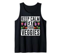 Keep Calm Eat Your Veggies Tank Top