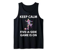 Keep Calm Five-A-Side Game is On Men's 5-A-Side Football Tank Top