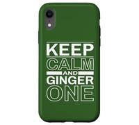 Keep Calm Ginger On Back If Lost Or Drunk Return To Friends Case for iPhone XR