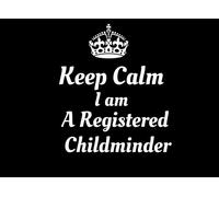 Keep Calm I am A Registered Childminder: Black & White Ideal Sign In and Out Register Log Book for Childminders, Daycares, Nannies, Pre-School, ... Paperback.: Volume 17 (Childcare Business)