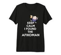 Keep Calm I Found The Afikoman Passover Jewish Matzah Gift Premium T-Shirt
