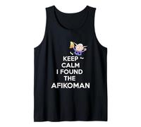 Keep Calm I Found The Afikoman Passover Jewish Matzah Gift Tank Top