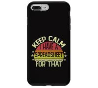 Keep Calm I Have A Spreadsheet For That Funny Retro Vintage Case for iPhone 7 Plus/8 Plus